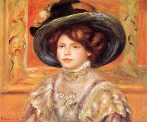 Young Woman in a Blue Hat