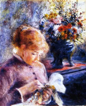 Young Woman Sewing 2